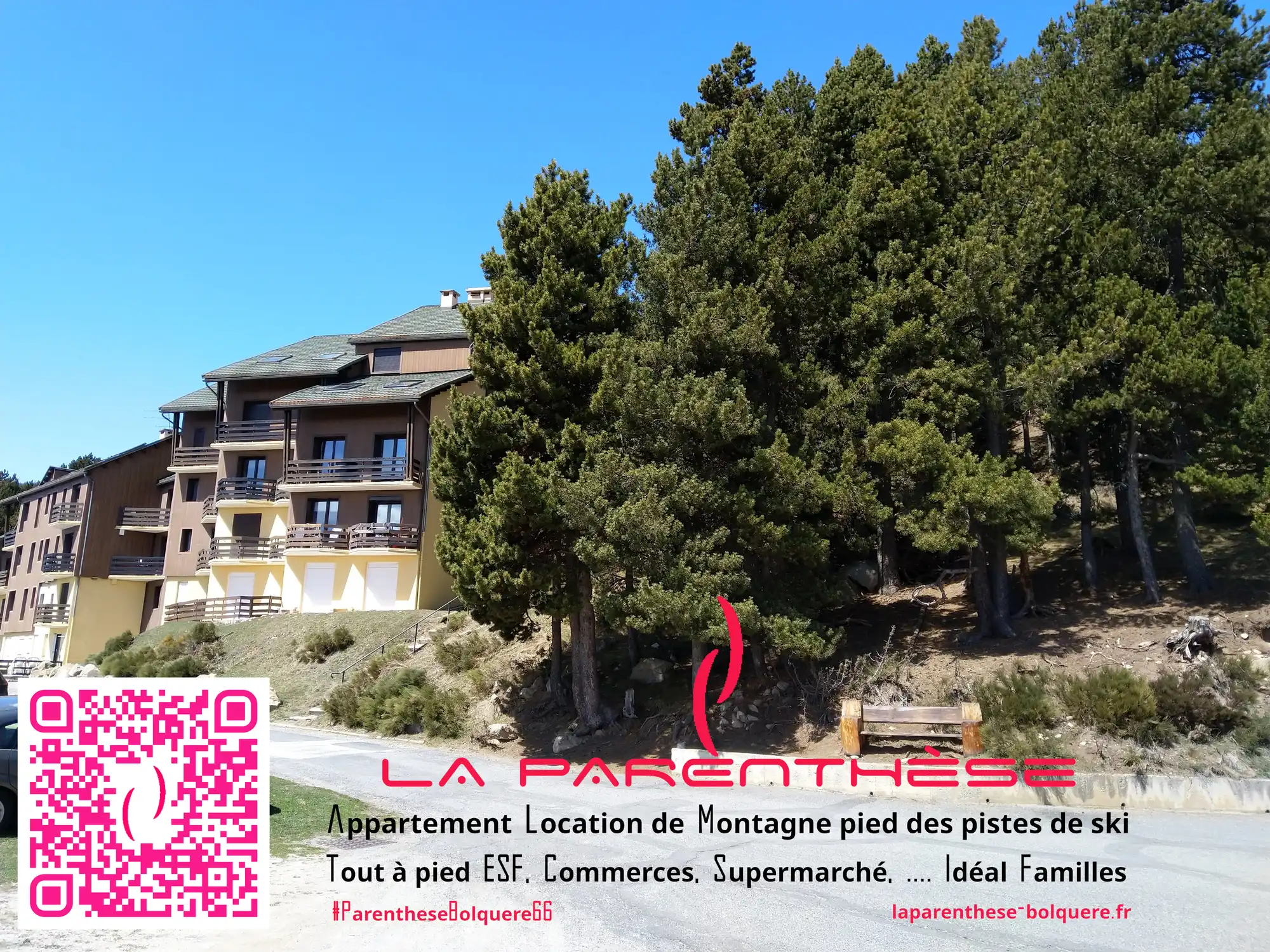 Au pied des sentiers de randonnée, location appartement La Parenthèse Pyrénées 2000